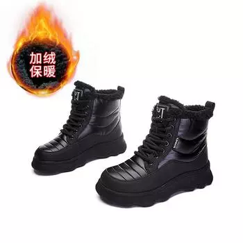 New snow boots women s boots 2025 winter new thick-soled Martin boots women s velvet warm women s boots versatile boots women 35