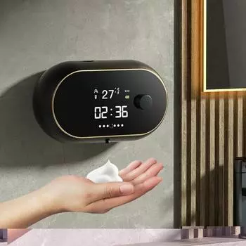 New Soap Dispenser Wall Mounted Induction Automatic Touchless Soap Dispenser USB Rechargeable Electric Soap Dispense белый