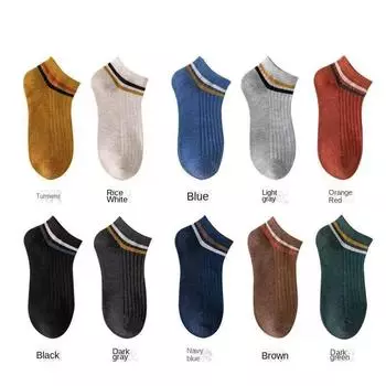 New Socks Women s Thin Short Socks Four Seasons Models Solid Color Sweat Boat Socks Japanese Korean Girls Boat Socks Low-top One Size