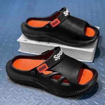 New Soft Thick Bottom Casual Sandals Mens EVA Waterproof Outdoor Shoe Slip-on Slipper for Men Comfortable Slippers Men s Home 39