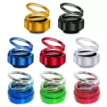 NEW Solar Car Air Freshener Car Aromatherapy 360 Degree Rotation Perfume Fragrance Auto Flavoring Car Interior Decor Accessories