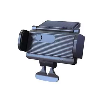New Solar Energy Charging Car Phone Holder Automatic Air Vent Outlet Mount Adjustable Smart Auto Mobile Phone Stand Handy Russian Federation