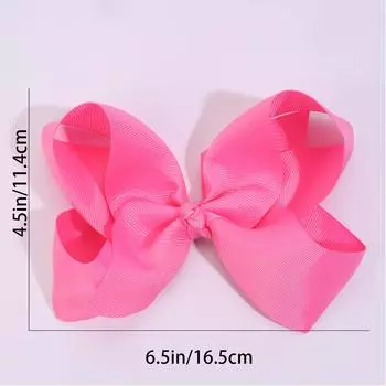 New Solid Bows Hair Clips For Girls Handmade Grosgrain Ribbon Bow Hairpins Children Barrettes Fashion Boutique Hair Accessories