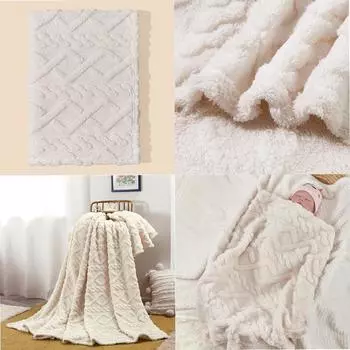 New Solid Color Minimalist Single Layer Tarp Fleece Blanket Nap Blanket Spring/Summer Air Conditioning Blanket