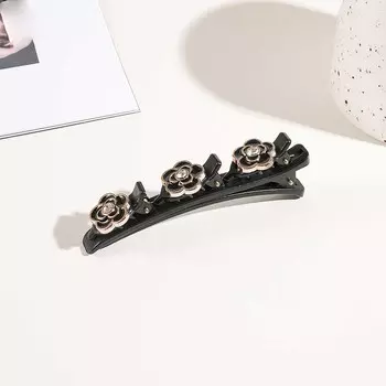 New Sparkling Crystal Stone Braided Hair Clips Satin Fabric Hair Bands Rhinestone Hair Clips Braided Hair Clip with Rhinestones One Size