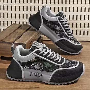 New Special Offer Men s Shoes Fashion Trend Handsome Casual Shoes Youth Outdoor Breathable Comfortable Running New Sports Shoes 39 чёрный