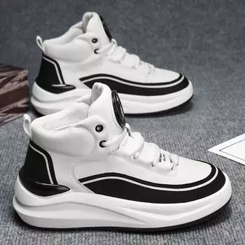 New Special Offer Men s Shoes Thick soled Height Increasing Casual Skateboarding Shoes Youth Morning Running Sports Shoes 39