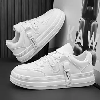 New Special Offer Men s Shoes Thick soled Comfortable Outdoor Running Sneakers Fashion Trend Skateboarding Casual Shoes sneakers 39 белый