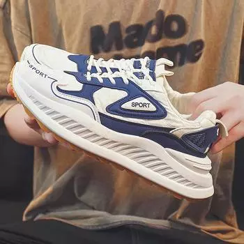 New Specials Men s Shoes Fashion Street Photography Youth Casual Shoes Lightweight and Comfortable Soft soled Sports Shoes 39 серый