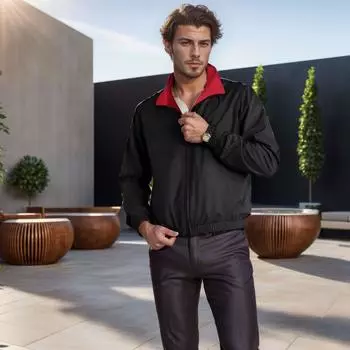 New Spring and Autumn Men s Jackets Reversible Double-Head Zipper Jackets Sun Protection Clothes M