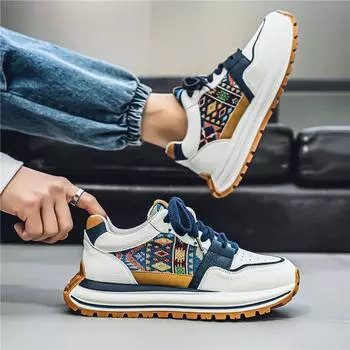 New spring and autumn thick-soled heightening casual youth running sneakers Korean version personalized ins daddy trendy shoes 39