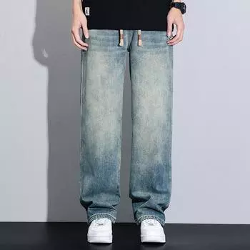 New Spring and Summer High Street Wide-leg Pants Loose Straight-leg Casual Versatile Trousers S