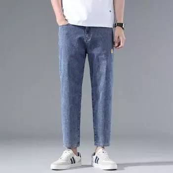 New Spring and Summer Men s Pants Slim and Thin Small Feet Pants Korean Style Jeans 28