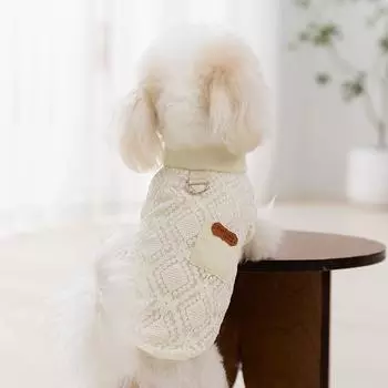 New spring and summer pet shirt breathable teddy bipod small dog than bear cat summer dog clothes XS (recommended 1-1.5kg)