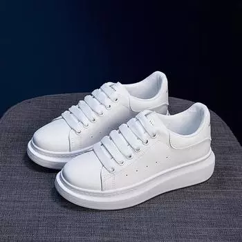 New spring versatile little white shoes female students platform women s casual shoes women s shoes basic white shoes 35