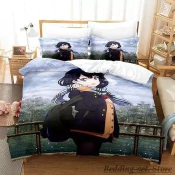 New ssss gridman Bedding Set Single Twin Full Queen King Size Bed Set Adult Kid Bedroom Duvetcover Sets Anime parure de lit Bed 70x133cm 2pcs