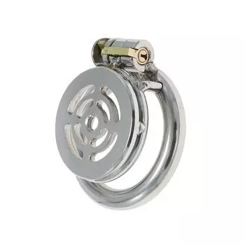 Новый нержавеющий стальной плоский замок целомудрия очиститель CB поддельное материнское устройство клетка для пениса сетка Тайцзи секс-игрушки Suit40mm Snap Ring