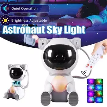 Новый звездный проекционный светильник «Астронавт», светильник «Астронавт», светильник «Небо», светильник для изголовья кровати, светильник для спальни, атмосферный светильник, небольшой ночник в подарок