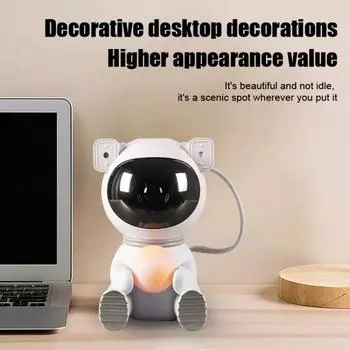 New Star Astronaut Projection Light Astronaut Sky Light Bedroom Headboard Table Light Atmosphere Light Small Night Light Gift