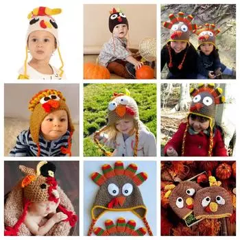 Новая шапка с кошачьими ушками, женская теплая шерстяная шапка, вязаная вручную, забавная шапка с кошачьими ушками Kids