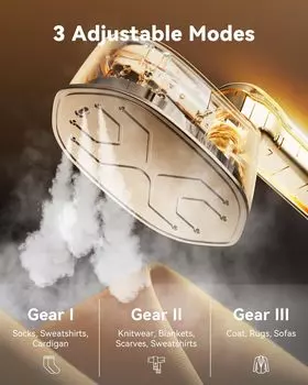 New steam hanging ironing machine Small household ironing machine Portable handheld steam brush Steam iron compact EU белый