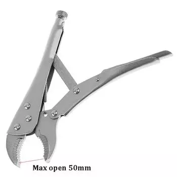 New Steel Vigorously Flat Pliers Hand Tools with Smooth Handle and Round Clamp Mouth