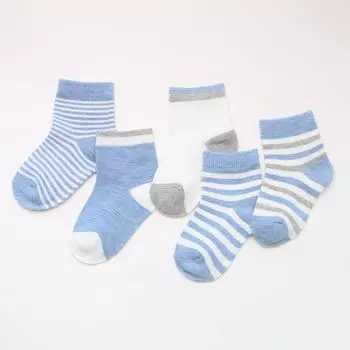 New Striped Baby Socks Spring Autumn Soft Cotton Infant Short Socks Classic Casual Kids Boy Girl Sport Socks 0-1Y