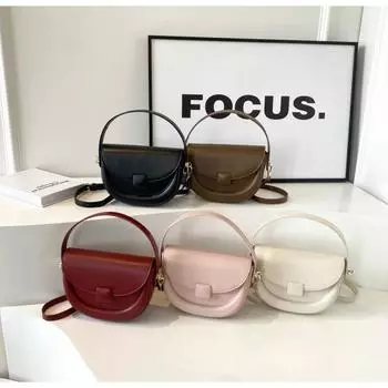 Новый стиль, модная женская сумка, упрощенная 2024, универсальная маленькая сумка, женская сумка через плечо