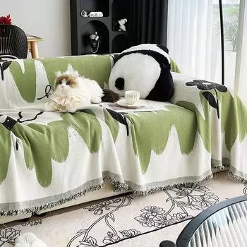 Новый стиль диванное полотенце, полное покрытие, высококачественный легкий роскошный чехол, одеяло, нескользящая и устойчивая к пятнам подушка, подходит для всех сезонов 180*130cm