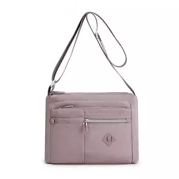 New stylish and simple shoulder messenger bag, women s large-capacity versatile anti-splashing backpack фиолетовый