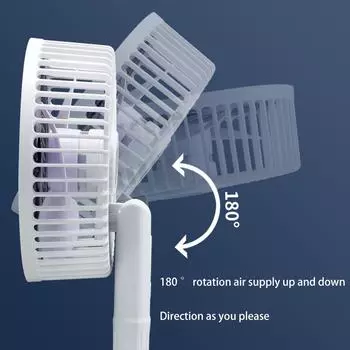 New Summer Desktop Wall Mounted Mini Small Foldable Fan Portable fan USB Rechargeable Portable Clip Circulator Cooling Fan