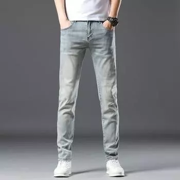 New Summer Jeans Slim Nine-point Casual Long Pants for Men 28