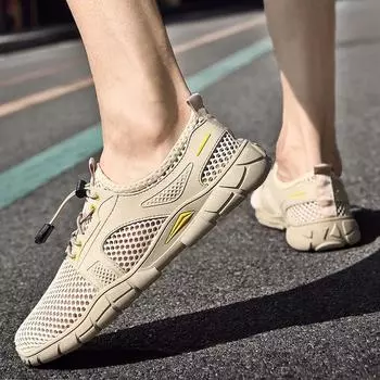 New Summer Men s Shoes Outdoor Casual Sneakers Lightweight Breathable Men s Loafers Non-slip Outdoor Men Shoes Zapatos Hombre 38