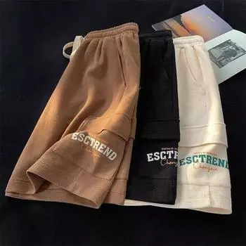 New Summer Men s Shorts Loose and Versatile Thin Five-point Pants High Street Hip-hop Casual Pants S