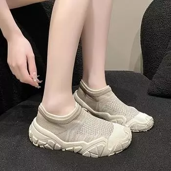 New Summer Mesh Breathable Fashion Breathable Lightweight Mesh Casual Shoe Thin Soft Sole Lightweight Versatile Running Sneakers 35 чёрный