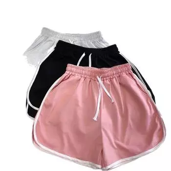 New Summer Sports Pants for Women High Waist Shorts Large Size Casual Loose Slimming Versatile Three-quarter Pants S