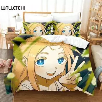 New Summer Time Rendering Bedding Set Cartoon Anime three-piece set Adult Kid Bedroom Duvet cover Sets 3D Kawaii Girls Twin Set 70x133cm 2pcs