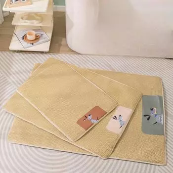 New Summer Universal Mat for Cats and Dogs Home Rattan Mat Kennel Mat Pet Mat Cat and Dog Supplies XS 45*35