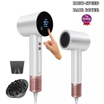 New Super Hair Dryer 1500 Watt Powerful Hair Dryer Styling Tool Touch Control Professional Ayler Hair Dryer Ionic Hair Dryer EU