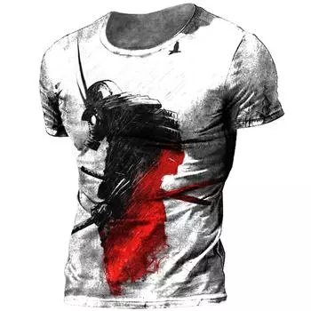 New T-shirt 3D Print Short Sleeve Tops Tees Casual Retro Men s T Shirt Oversized Vintage Men s Clothing 4633 S