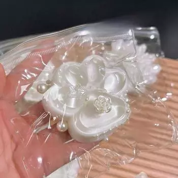 NEW Taba Squishy Delicate White Baroque Art Cat s Paw Strawberry Tart Fidgeting Kids Toys Adult Girls Holiday Birthday Gifts Toy