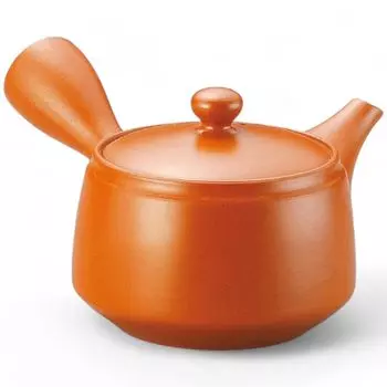 New Tea Tokoname Basket Mesh Teapot with Tea Made in Japan J-kitchens Pot, Ware, Strainer, 410cc,