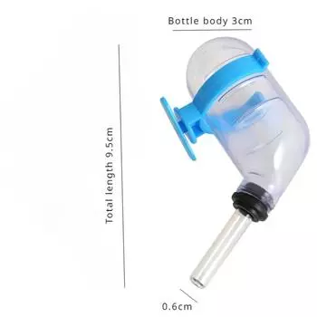 new tepy Удобная подвесная бутылка для воды для мелких домашних животных, поилка для белок, хомяков, попугаев, птиц, морских свинок, дозатор для домашних животных зелёный
