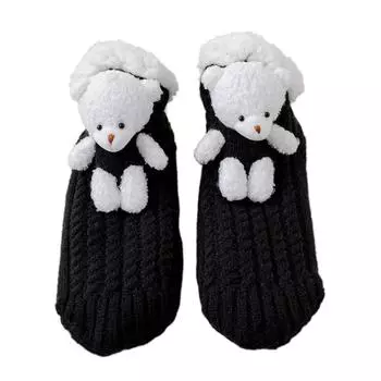 New Thickened Floor Socks Soft Non Slip Slipper Socks Useful Winter Warm Home Sleeping Socks Winter