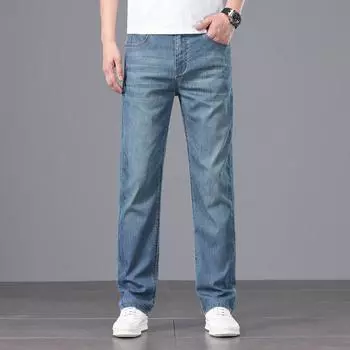New Thin Jeans Three-dimensional Thin Small Straight Trousers Spring Trousers 29