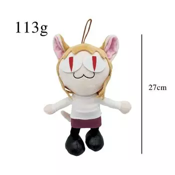 New Toy FNF Neco Arc Plush Princess Cat Fashion Plush Doll 27cm