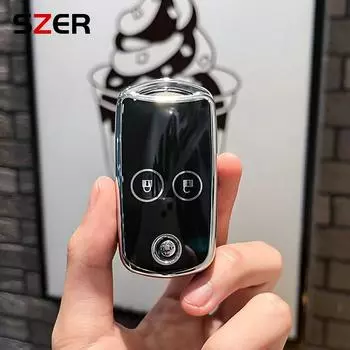 Новый чехол для автомобильного выкидного ключа из ТПУ для Honda Civic Fit Accord CRV HRV Jazz Odyssey для Acura TL TSX ZDX RSX CRZ 2 3 кнопки