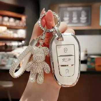 Новый чехол для дистанционного ключа автомобиля TPU для Peugeot 2008 3008 4008 5008 308 408 508 Citroen C4 C4L C6 C3-XR Picasso DS3 DS4 DS5