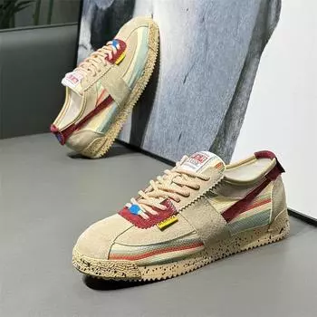 New trend color matching jogging shoes breathable low-top large-size retro casual sports shoes Forrest Gump shoes men 39