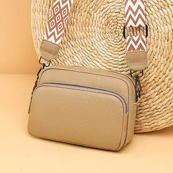 Новая трендовая и модная женская сумка из натуральной кожи, одноплечная сумка-кроссбоди, квадратная сумка из коровьей кожи высшего слоя